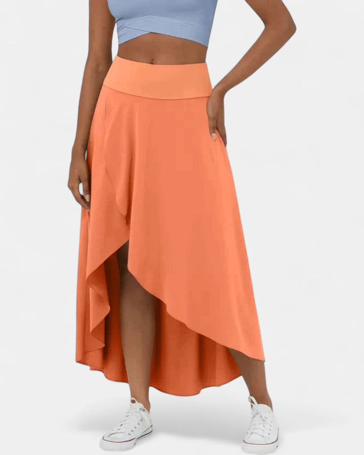 AMELIE | Elegant Asymmetric Midi Skirt