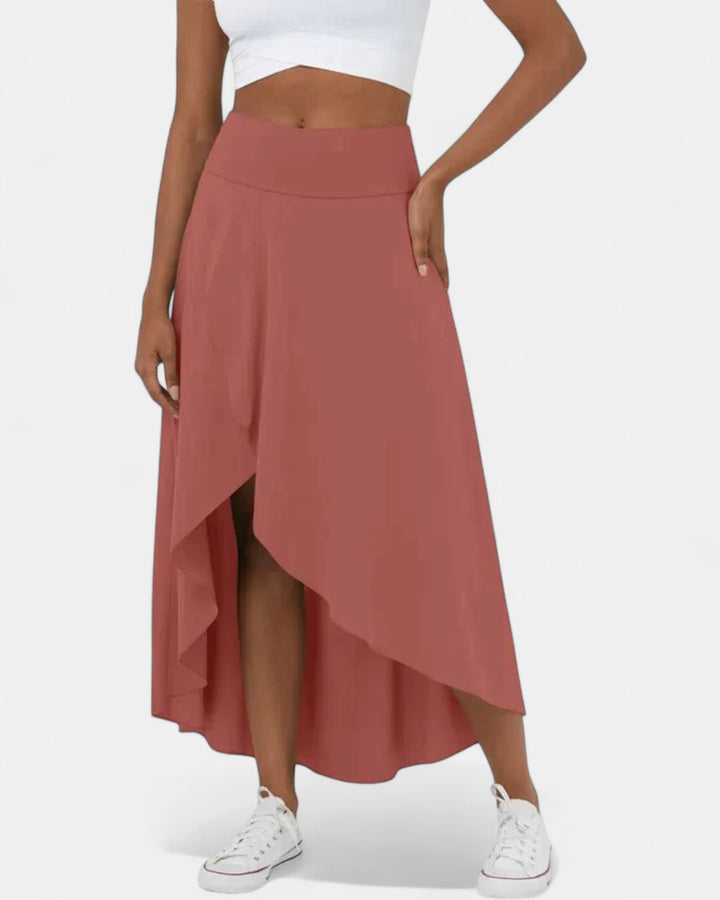 AMELIE | Elegant Asymmetric Midi Skirt