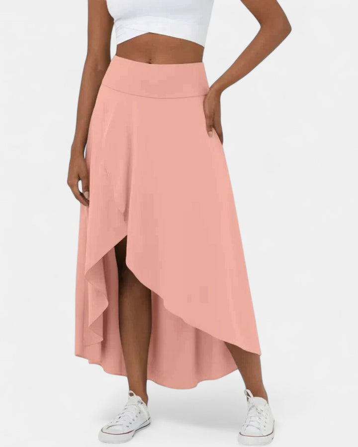 AMELIE | Elegant Asymmetric Midi Skirt