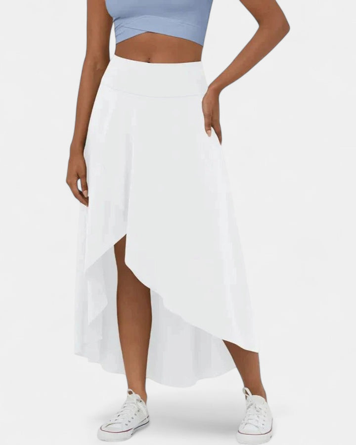 AMELIE | Elegant Asymmetric Midi Skirt