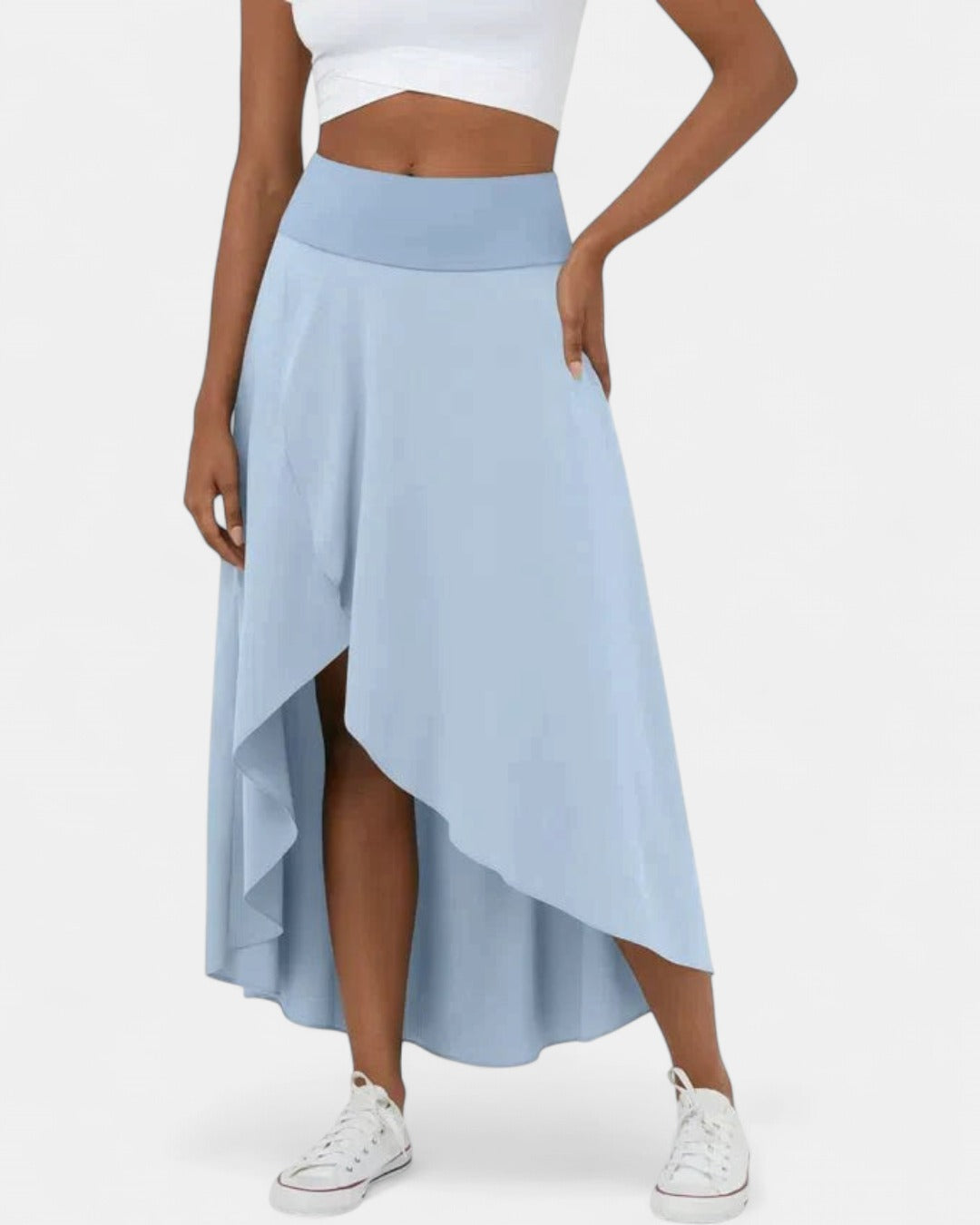 AMELIE | Elegant Asymmetric Midi Skirt