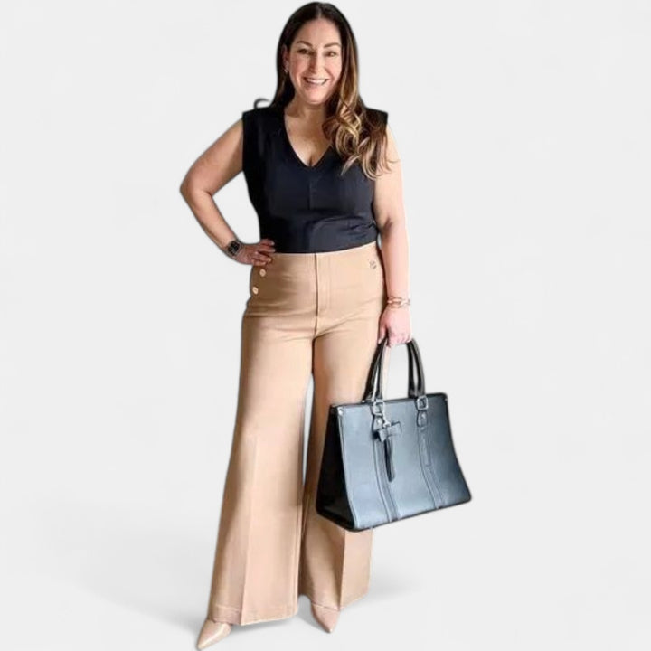 CHLOE | High-Waist Sailor Pants