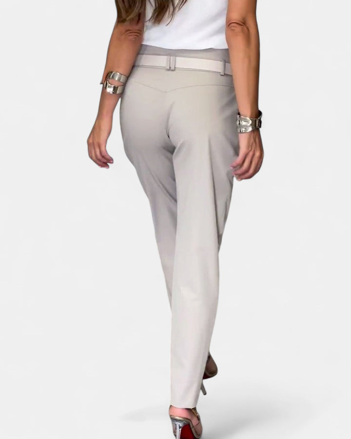 EMILIA | High-Waist Pants + Free Belt