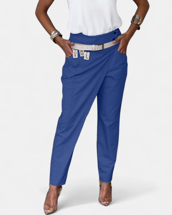 EMILIA | High-Waist Pants + Free Belt