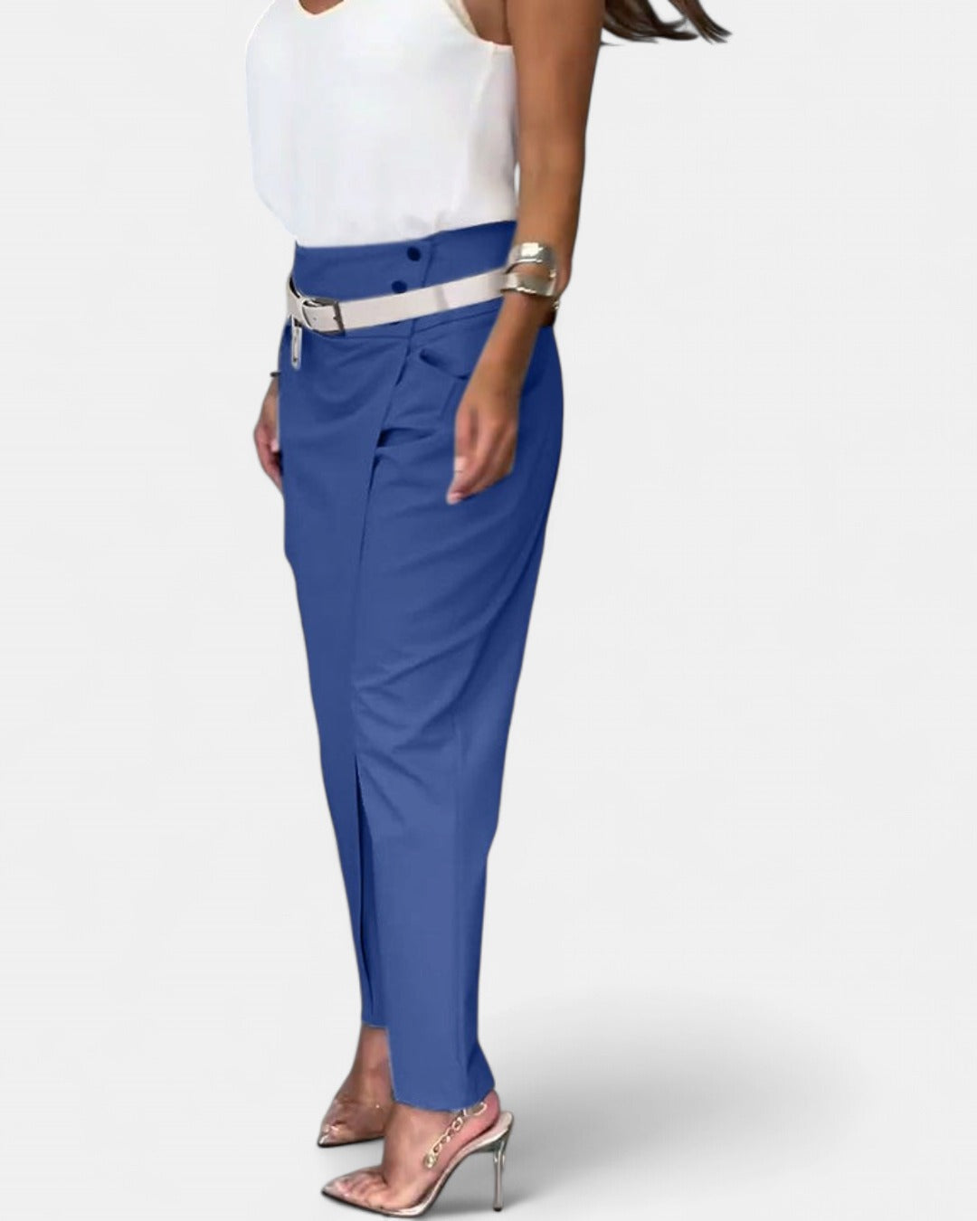 EMILIA | High-Waist Pants + Free Belt
