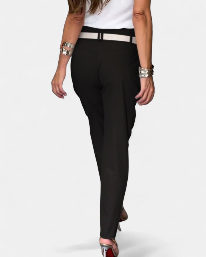 EMILIA | High-Waist Pants + Free Belt