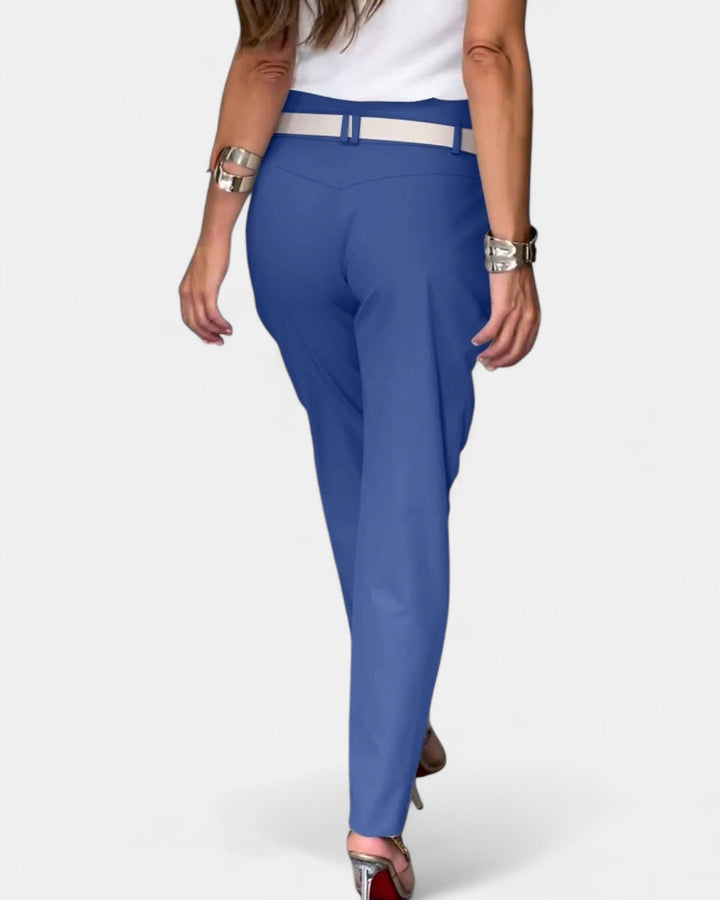EMILIA | High-Waist Pants + Free Belt