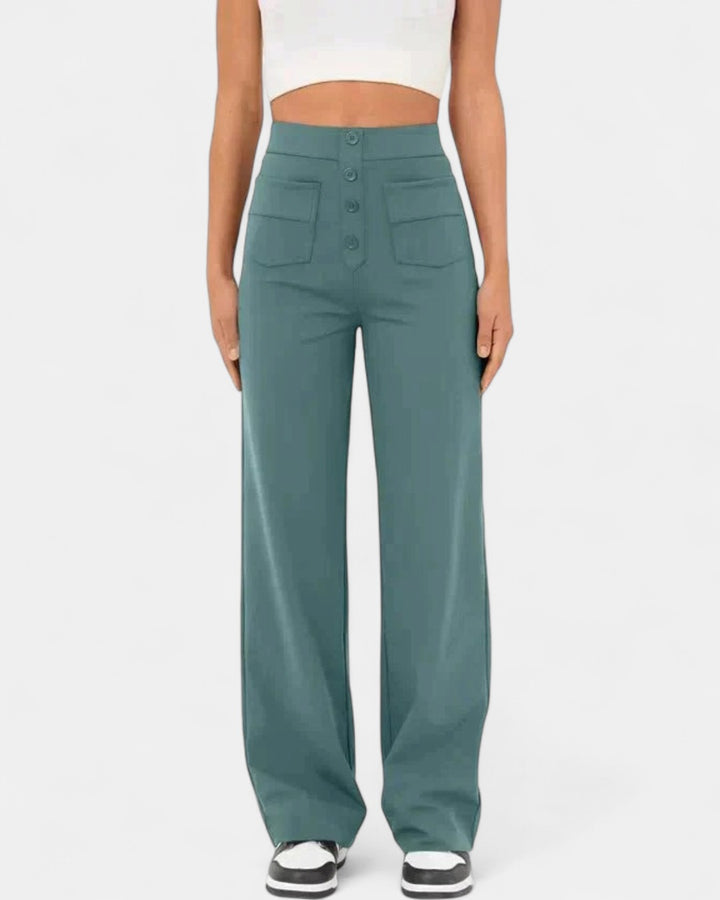ARIA | High-waisted Elastic Trousers