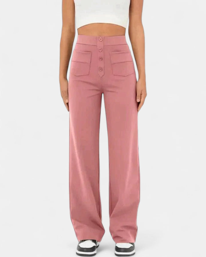 ARIA | High-waisted Elastic Trousers