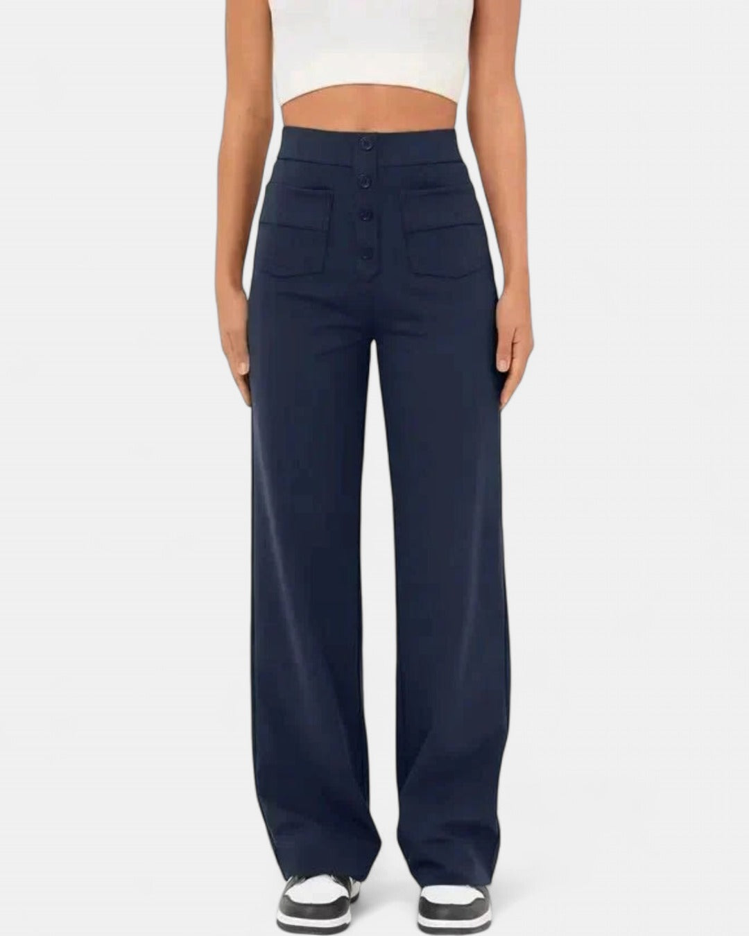 ARIA | High-waisted Elastic Trousers