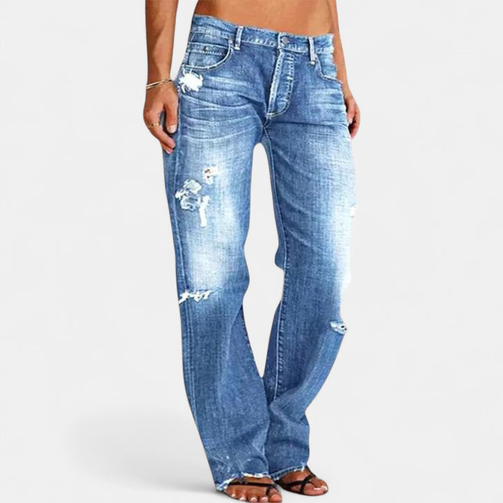 Viktoria Wide-Cut Denim Jeans