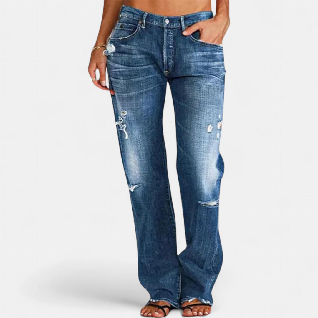 Viktoria Wide-Cut Denim Jeans