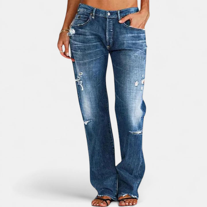 Viktoria Wide-Cut Denim Jeans