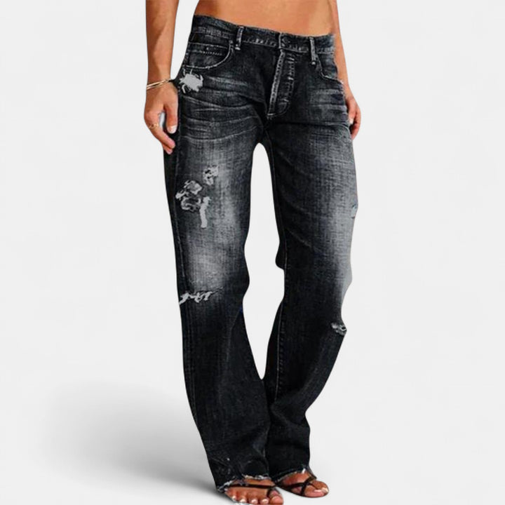 Viktoria Wide-Cut Denim Jeans