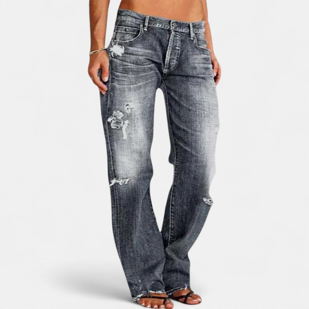 Viktoria Wide-Cut Denim Jeans