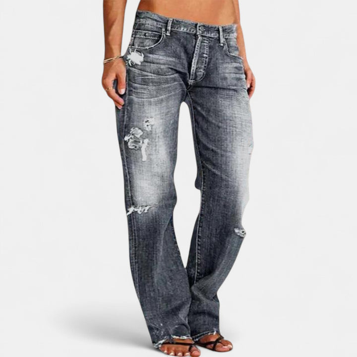 Viktoria Wide-Cut Denim Jeans