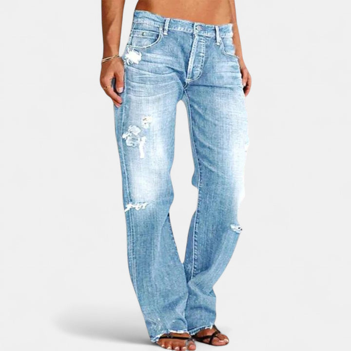 Viktoria Wide-Cut Denim Jeans