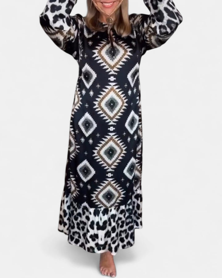ZELLA | Luxe Geo Print Dress