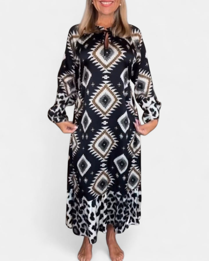 ZELLA | Luxe Geo Print Dress
