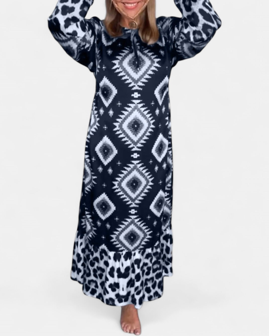 ZELLA | Luxe Geo Print Dress