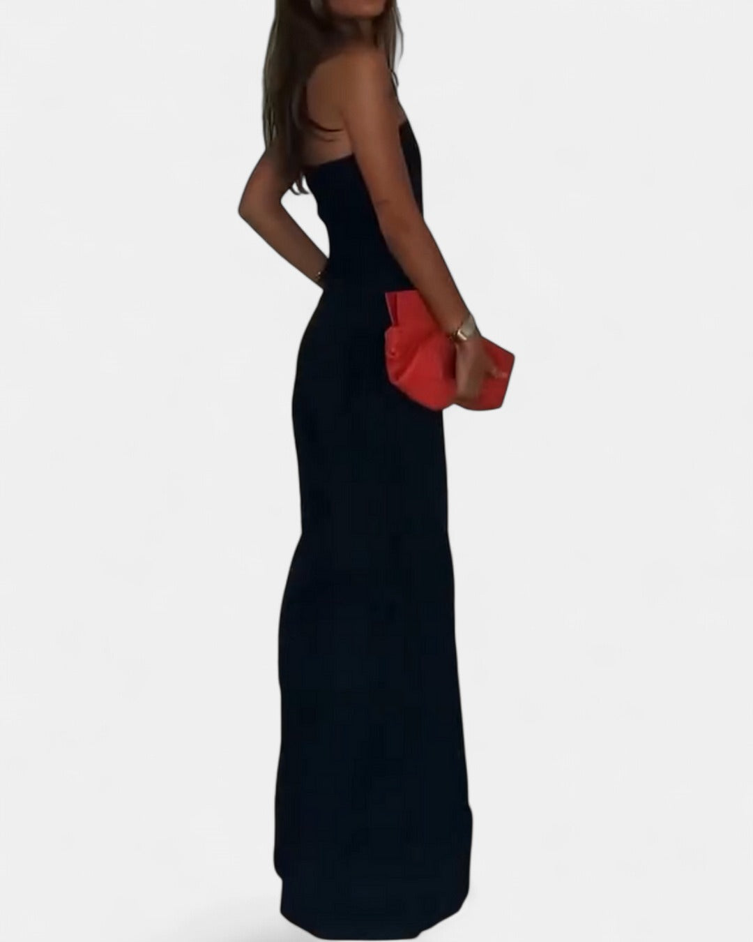 VELORA | Luxe Strapless Jumpsuit