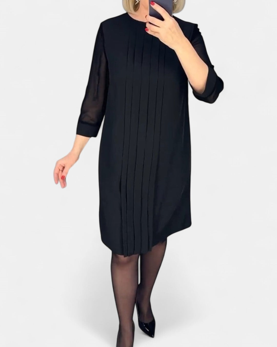 MARGOT | Elegant Pleated Dress