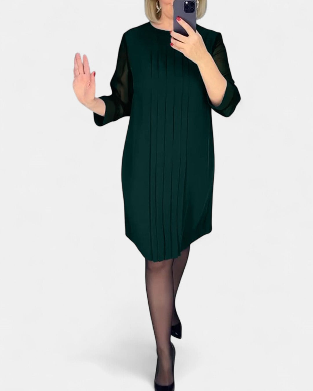 MARGOT | Elegant Pleated Dress