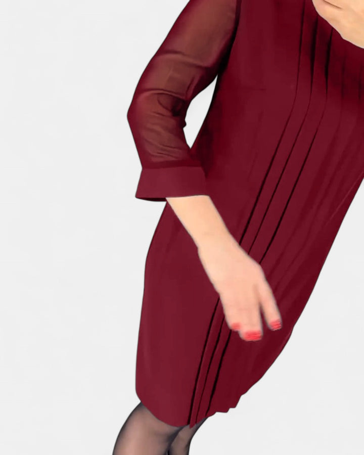 MARGOT | Elegant Pleated Dress