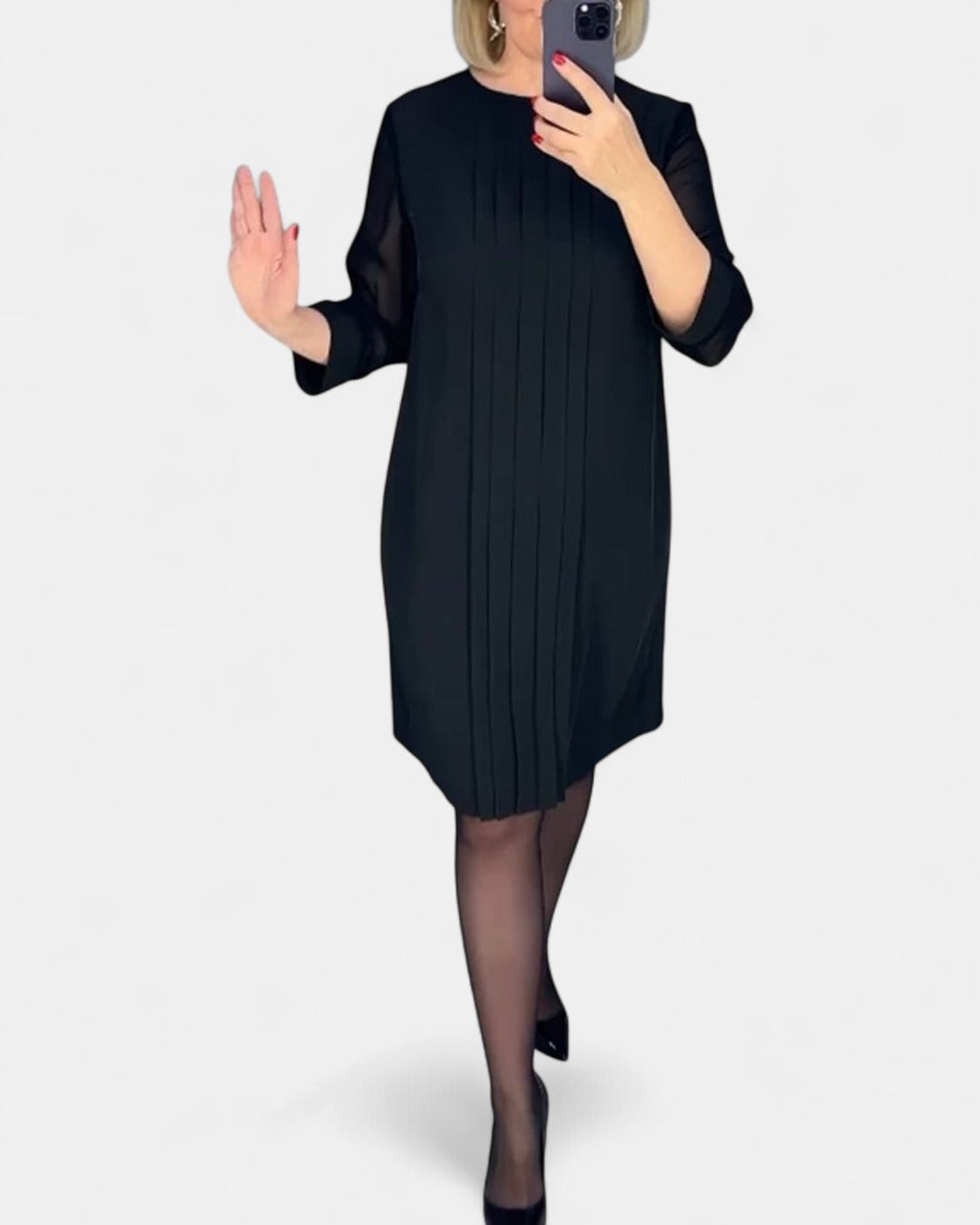 MARGOT | Elegant Pleated Dress