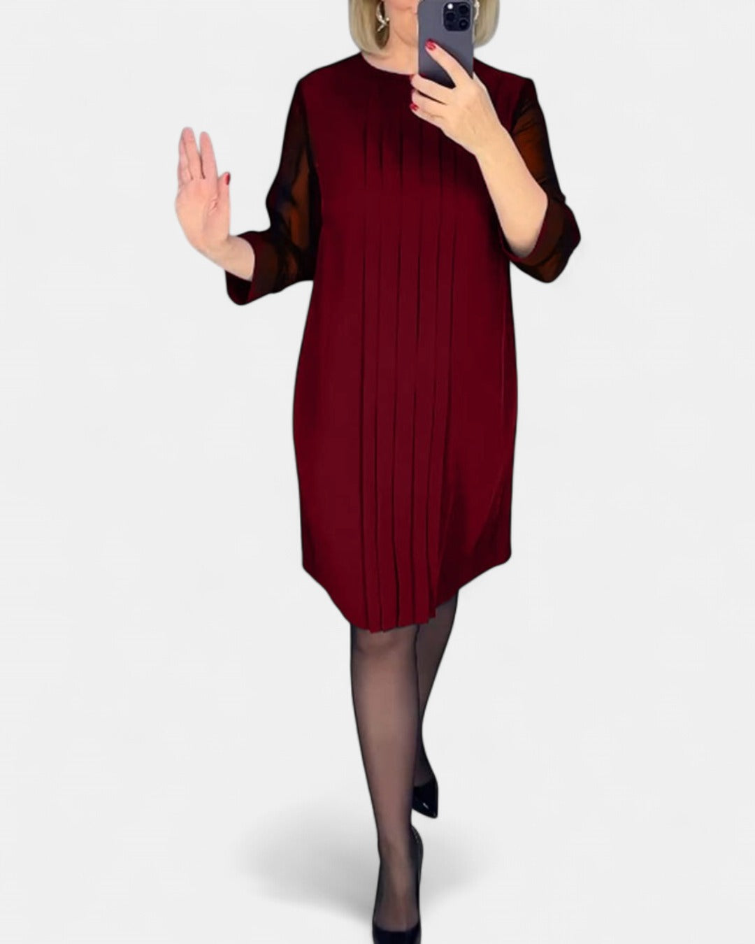 MARGOT | Elegant Pleated Dress