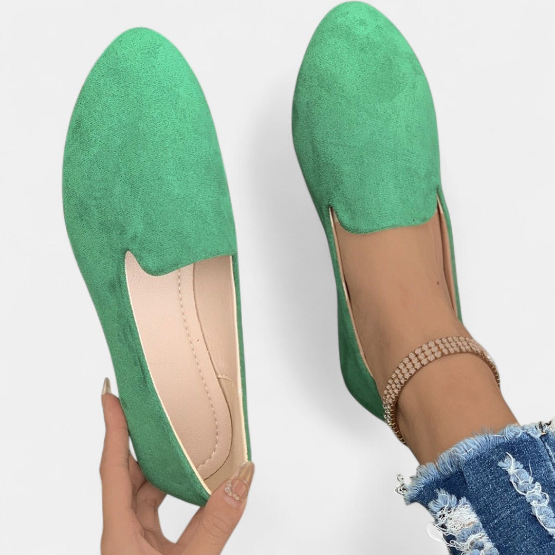 MIA | Women Solid Color Pointed Toe Slip On Flat Shoes