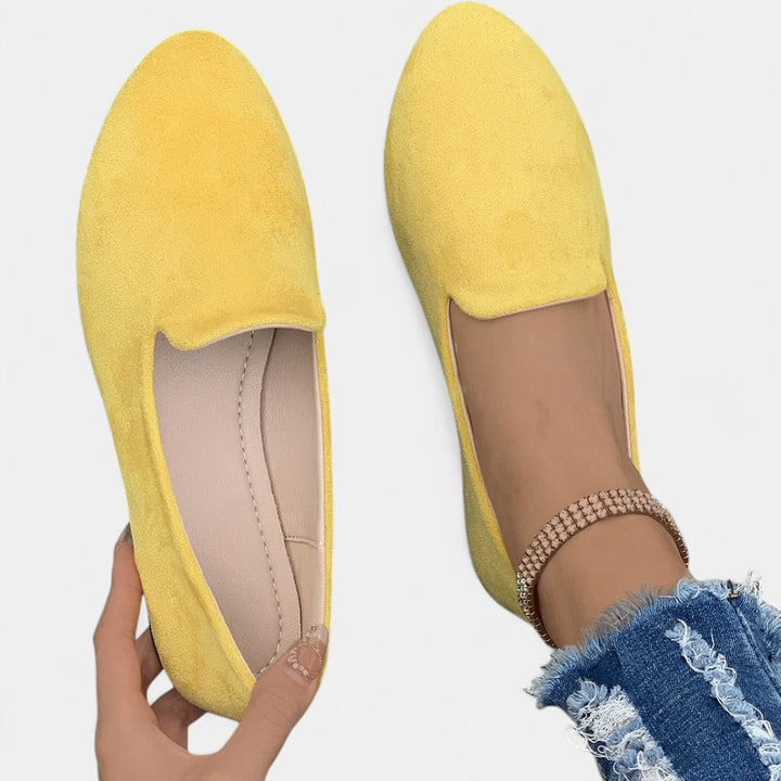 MIA | Women Solid Color Pointed Toe Slip On Flat Shoes