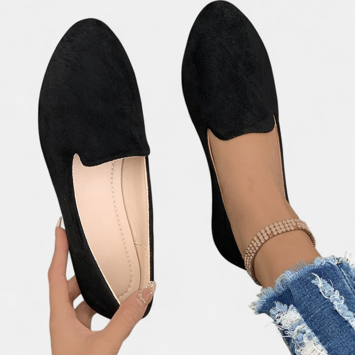 MIA | Women Solid Color Pointed Toe Slip On Flat Shoes