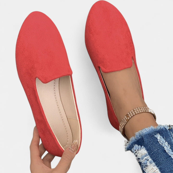 MIA | Women Solid Color Pointed Toe Slip On Flat Shoes