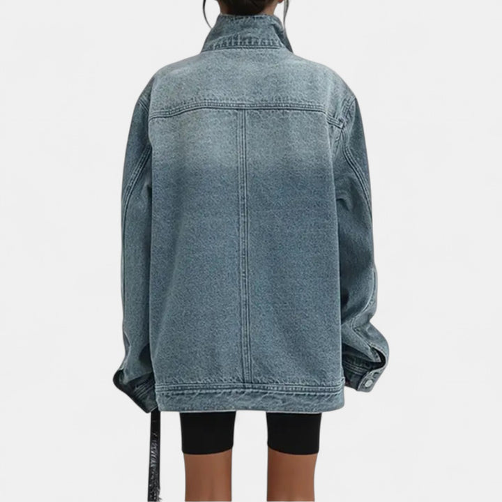 SARAH | Street Style Trendy Asymmetric Button Jacket