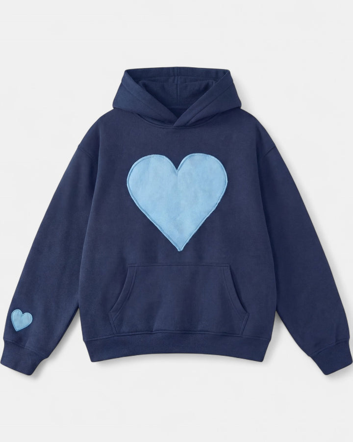 CANDACE | Oversized Heart Design Pullover