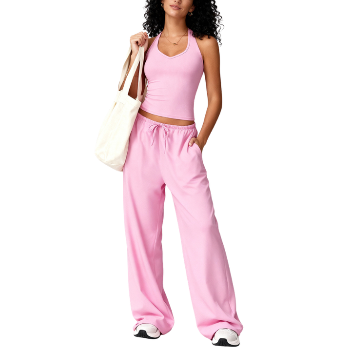 ELLIANA™ – Sporty Two Piece Gym Workout Set