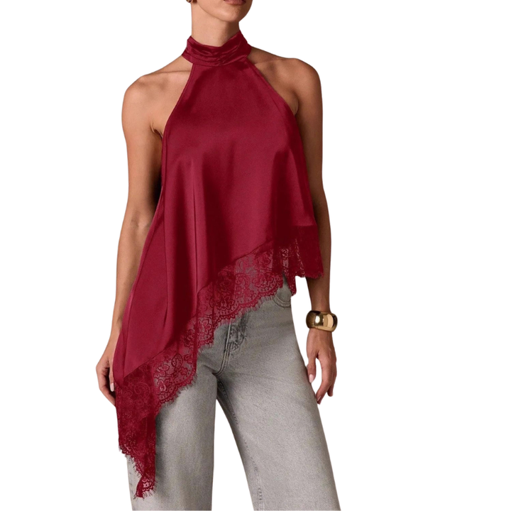 BLOSSOM™ – Elegant Halter Evening Top