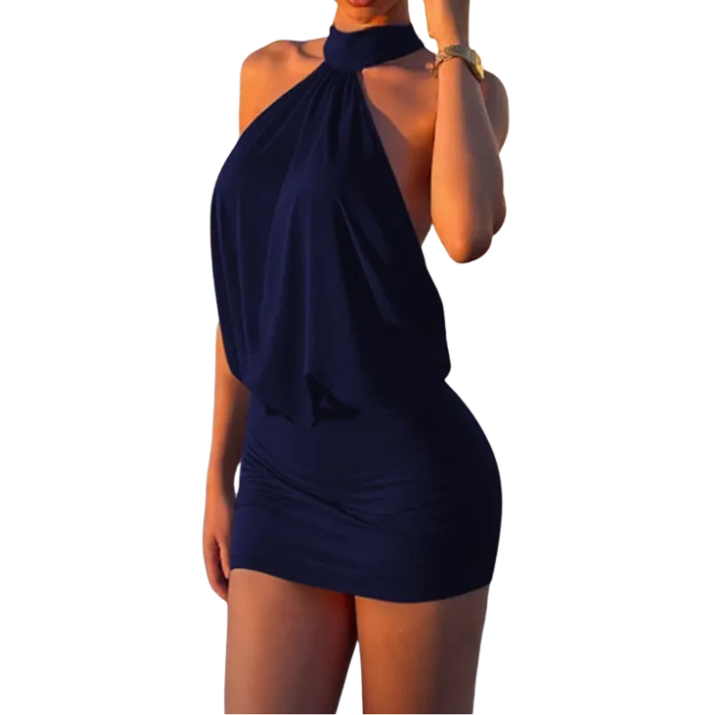 TRACEY™ – Sexy Halter Neck Backless Party Mini Dress