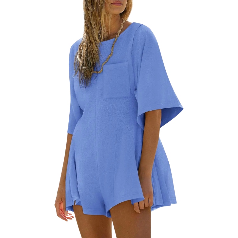 AMRYN™ – Comfortable Short Sleeve Casual Romper