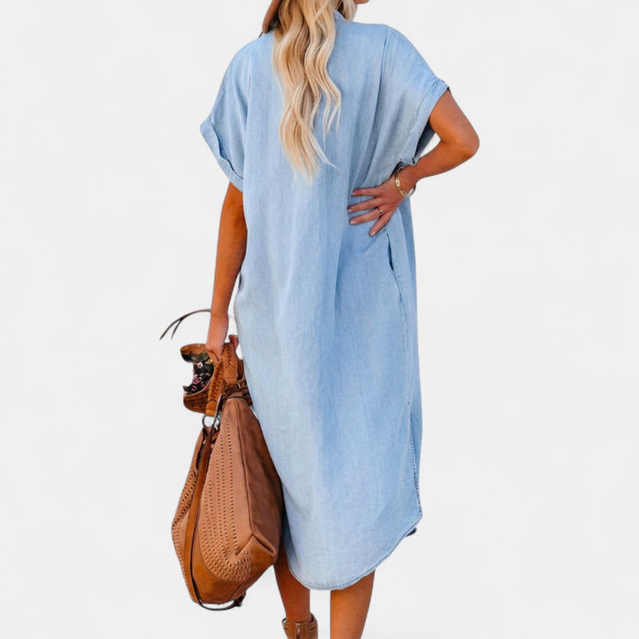 XYZA | Timeless Loose Fit Midi Dress