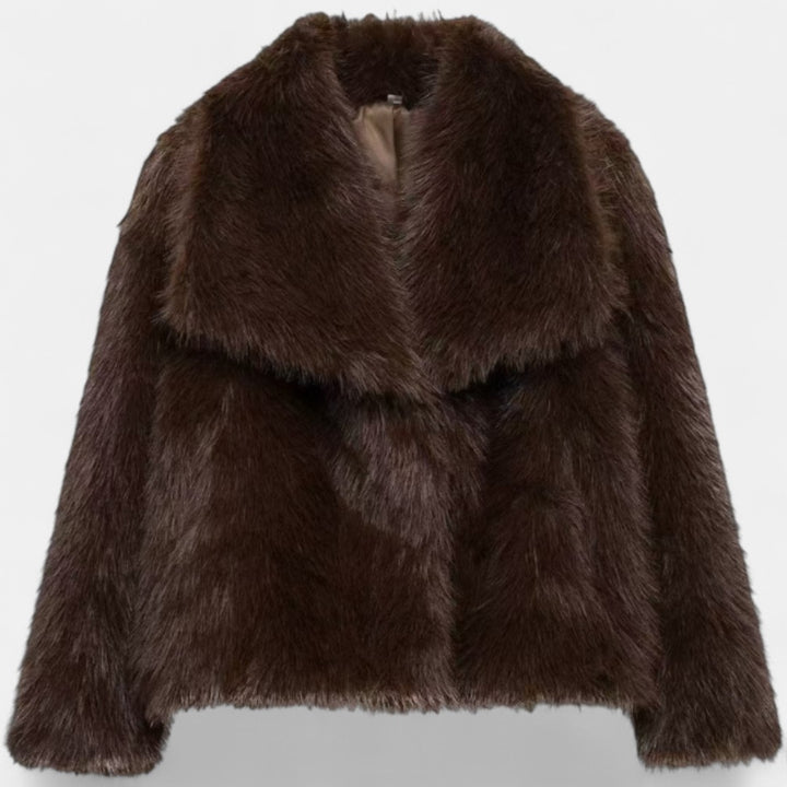MARIA | Stylish Plush Oversized Faux Fur Coat