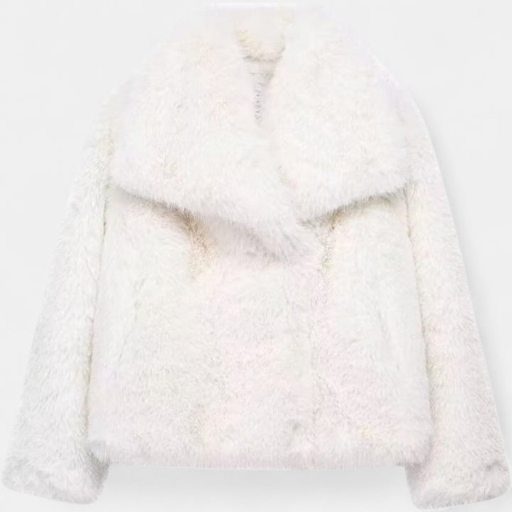MARIA | Stylish Plush Oversized Faux Fur Coat