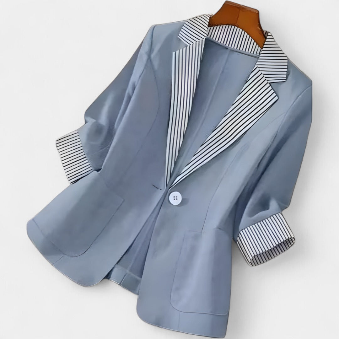 CECILIA | Classic Tailored Fitted Single-Button Blazer