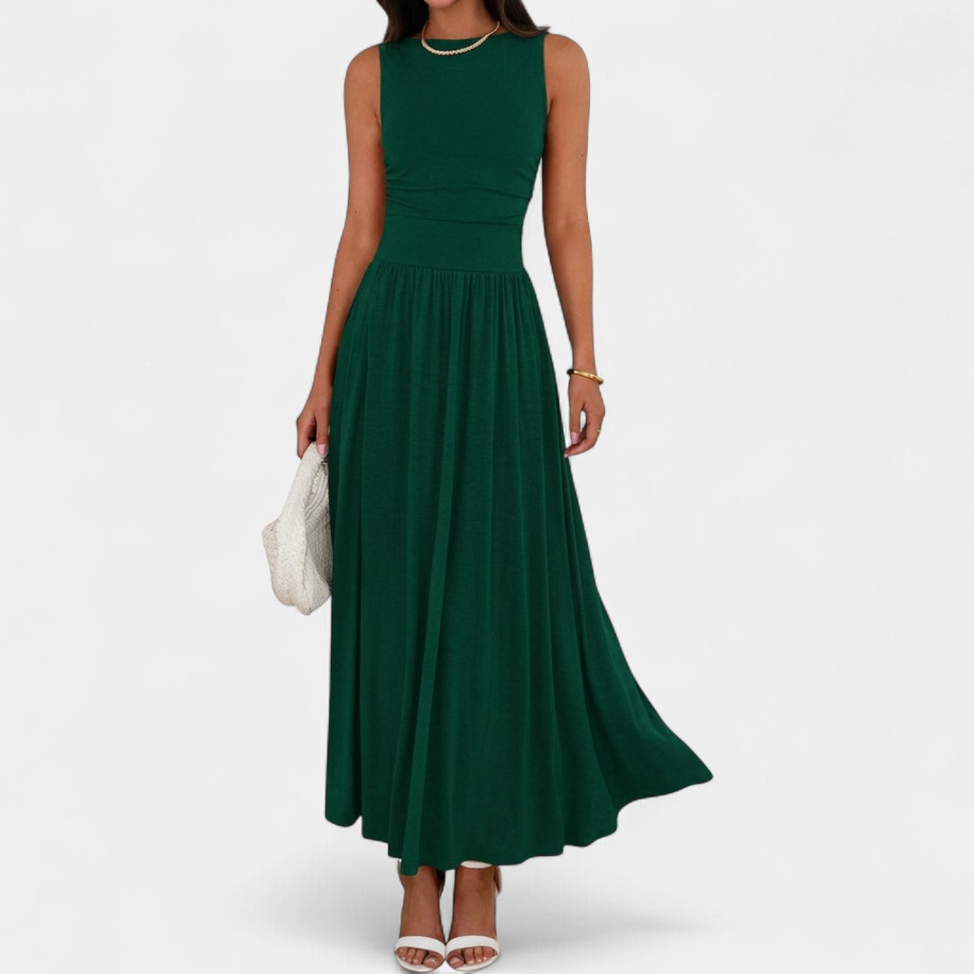 BRIGETTE | Elegant Casual Ruched Maxi Dress