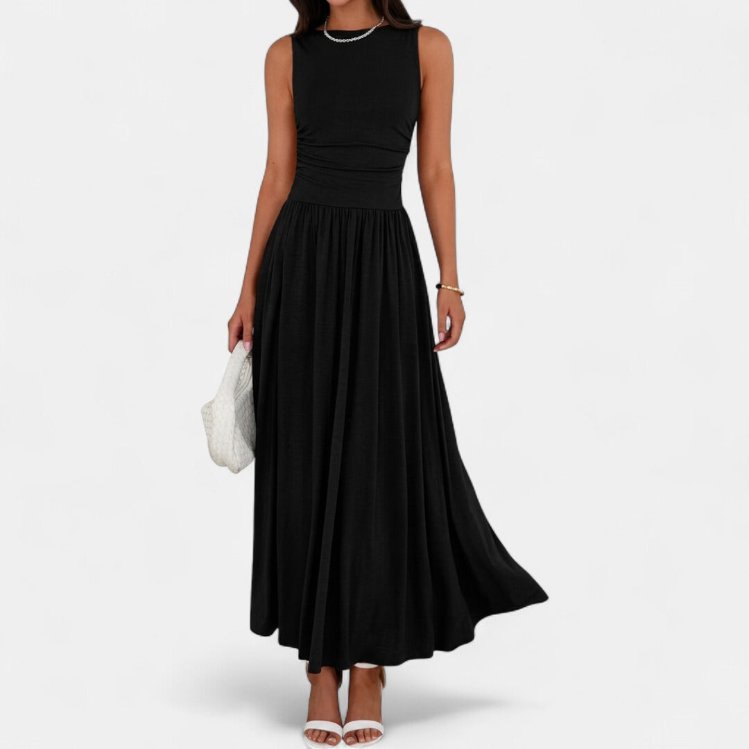 BRIGETTE | Elegant Casual Ruched Maxi Dress