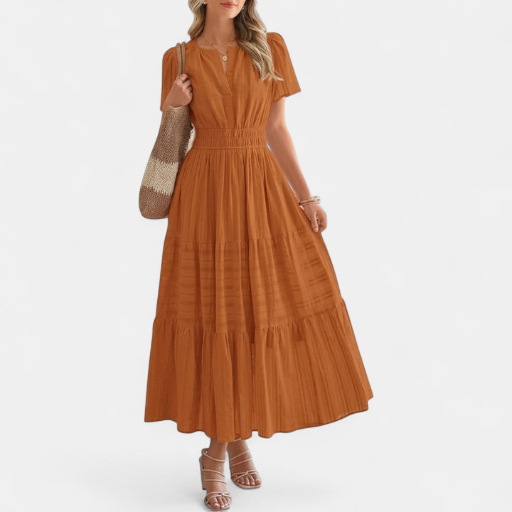 HELENA | Casual Summer V-Neck Maxi Dress