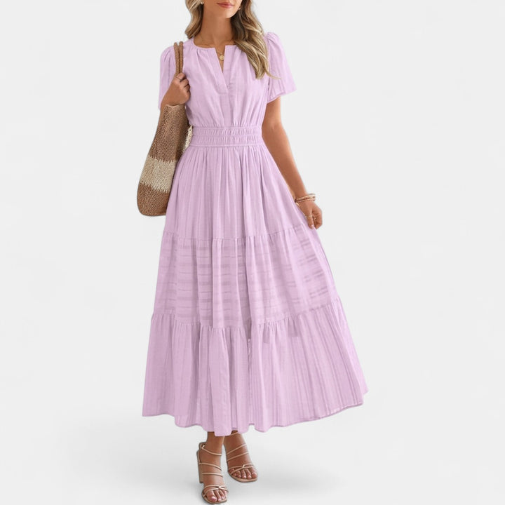 HELENA | Casual Summer V-Neck Maxi Dress