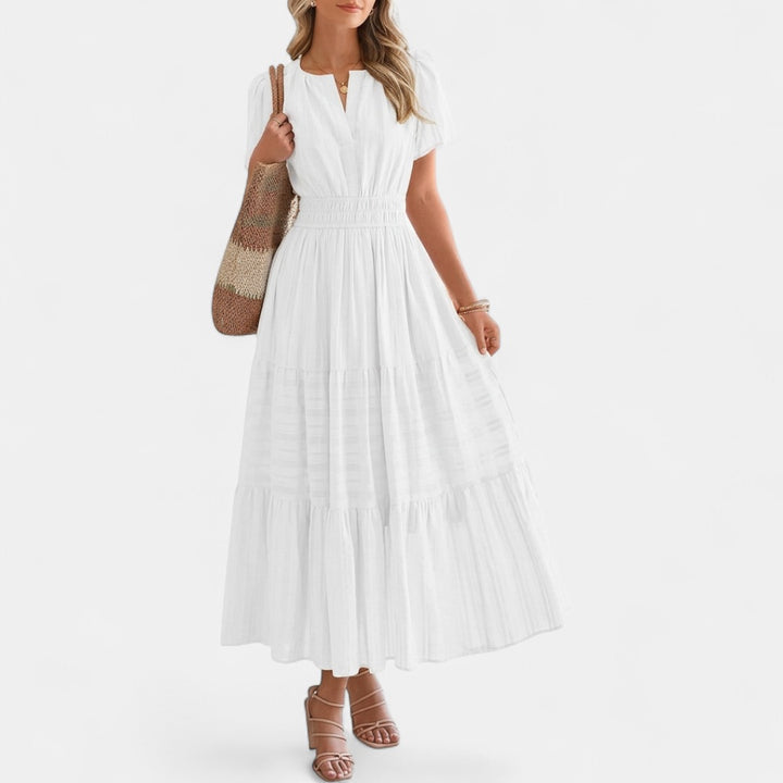 HELENA | Casual Summer V-Neck Maxi Dress