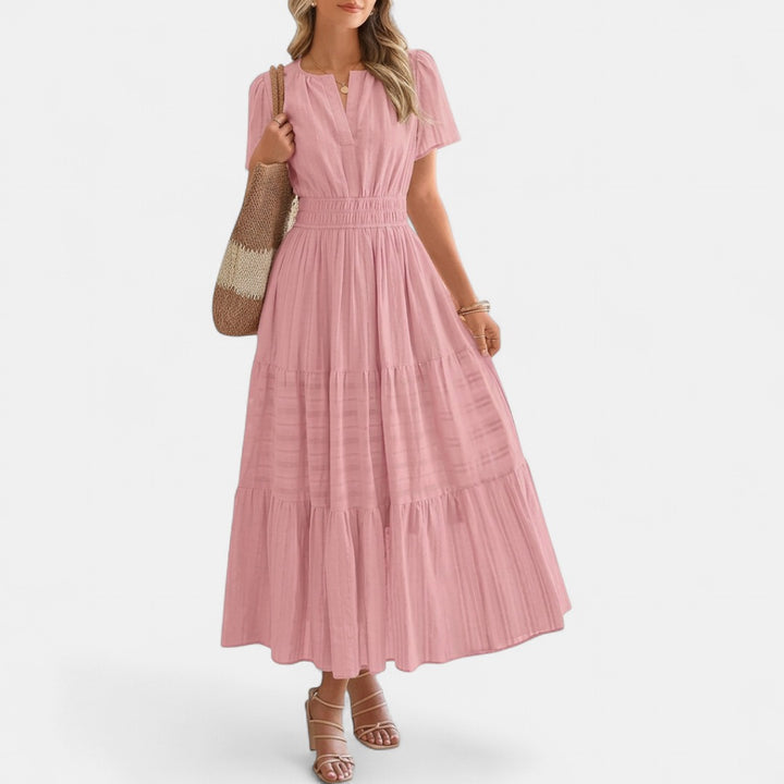 HELENA | Casual Summer V-Neck Maxi Dress